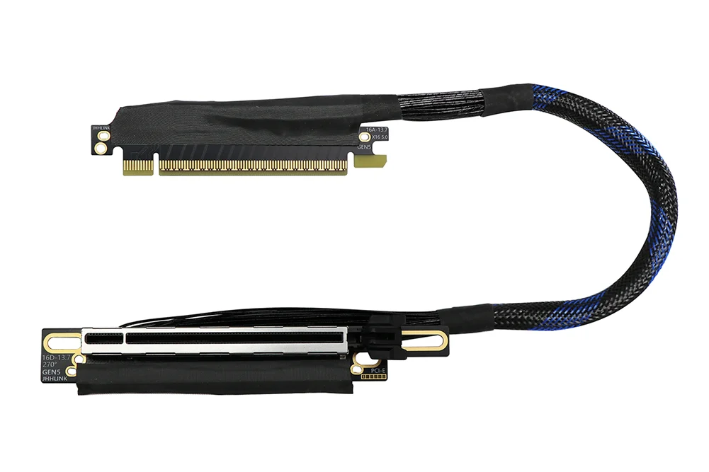 Угловой кабель-удлинитель для  – обзор и цена Pcie 5.0 Gpu Riser Cable